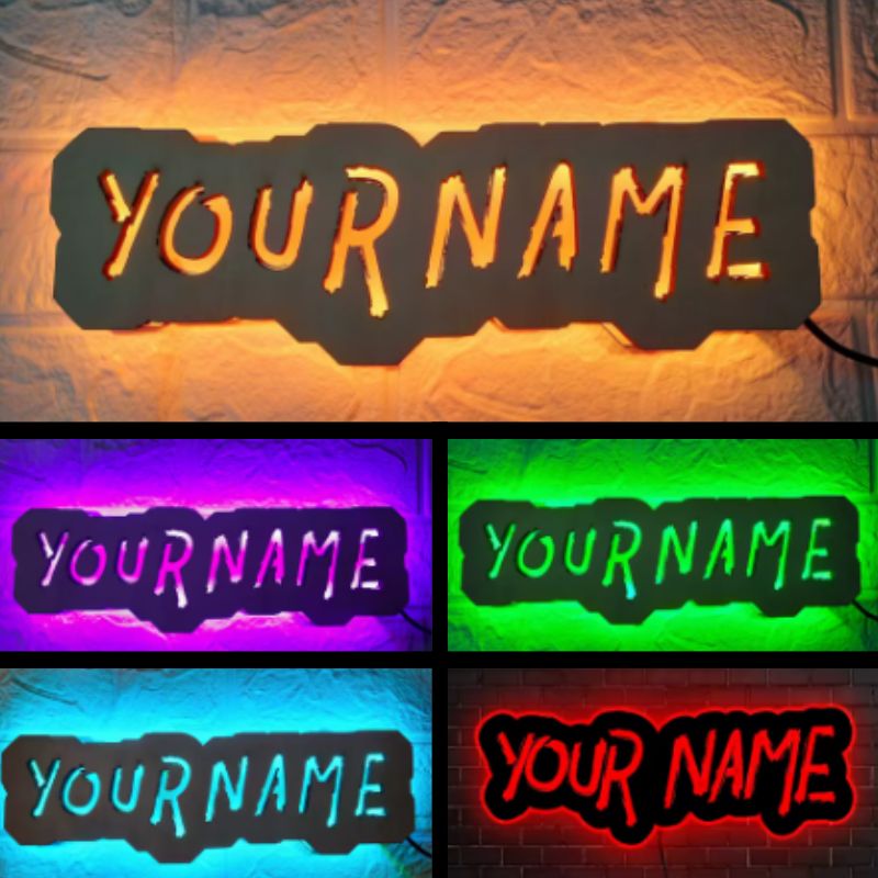 LED Namensdeko