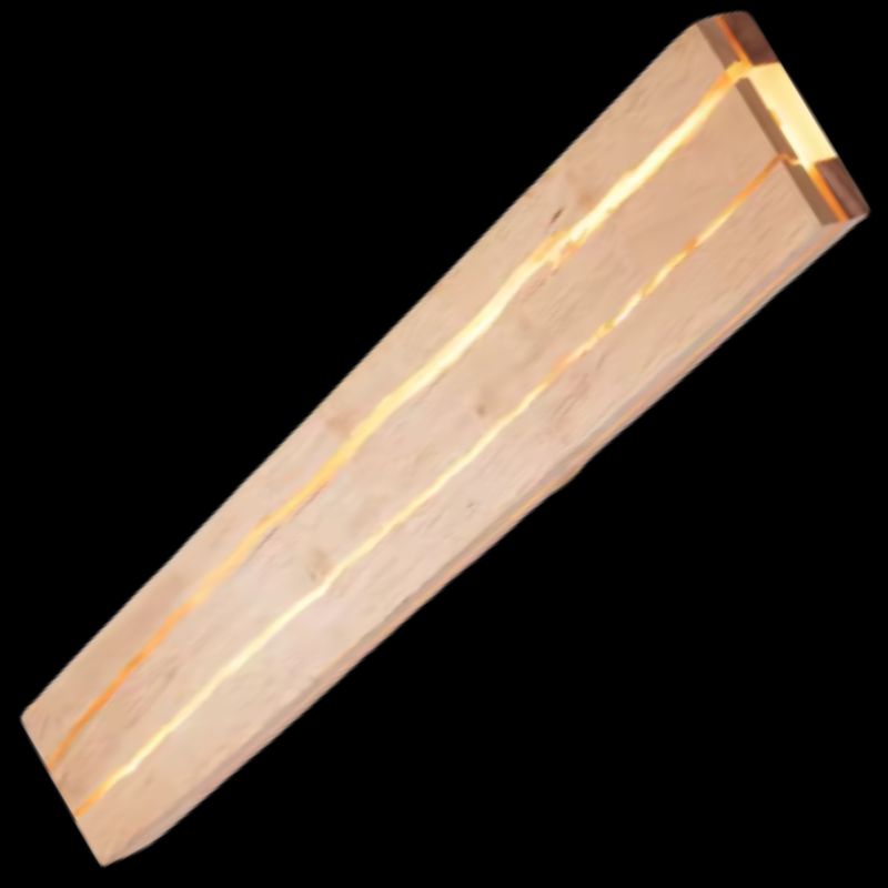 LED-Balken Vollholz 50 cm