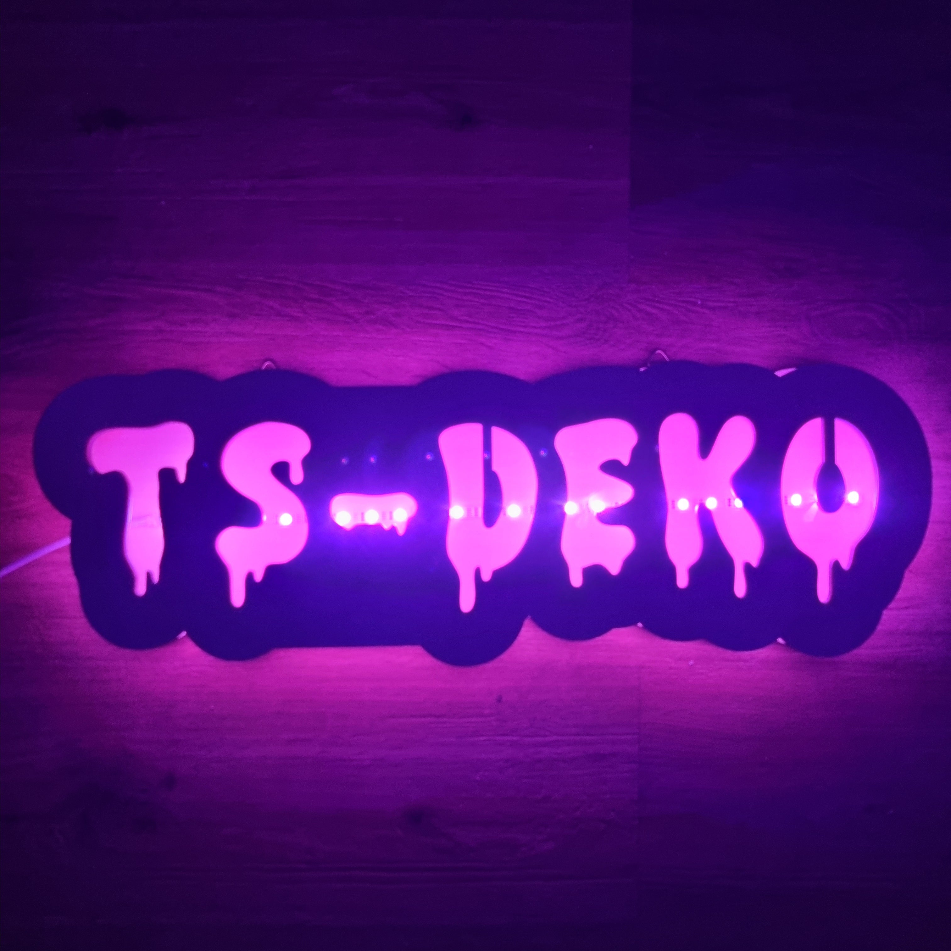 LED Namensdeko