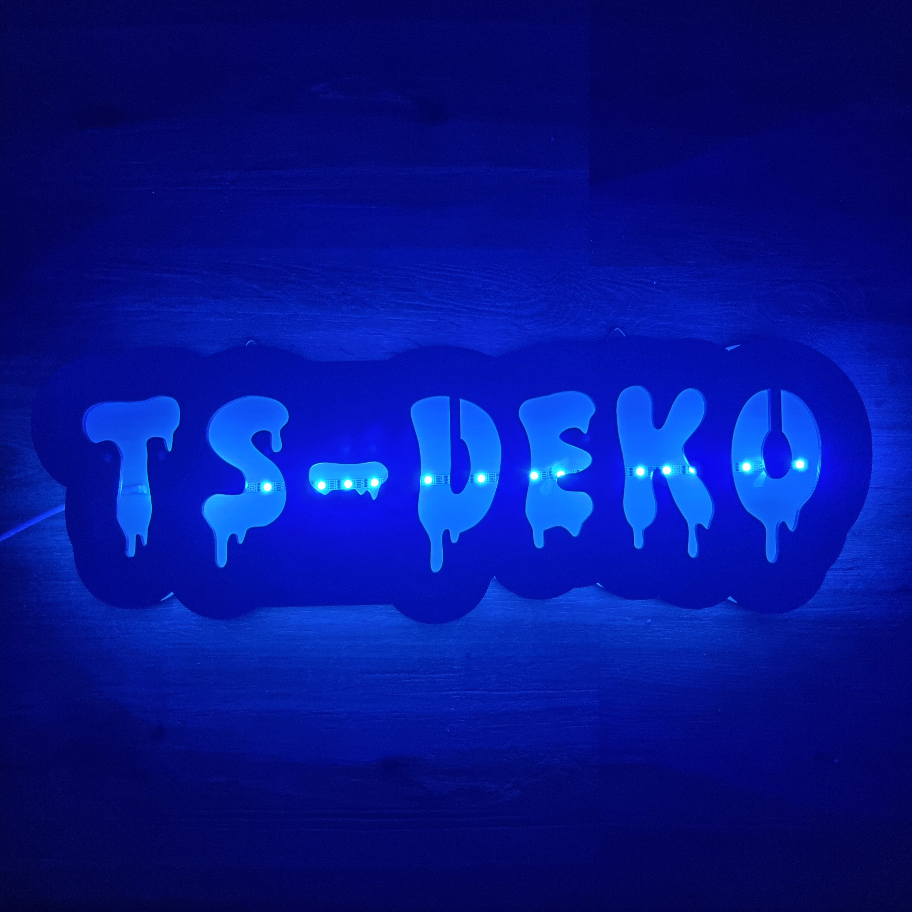 LED Namensdeko