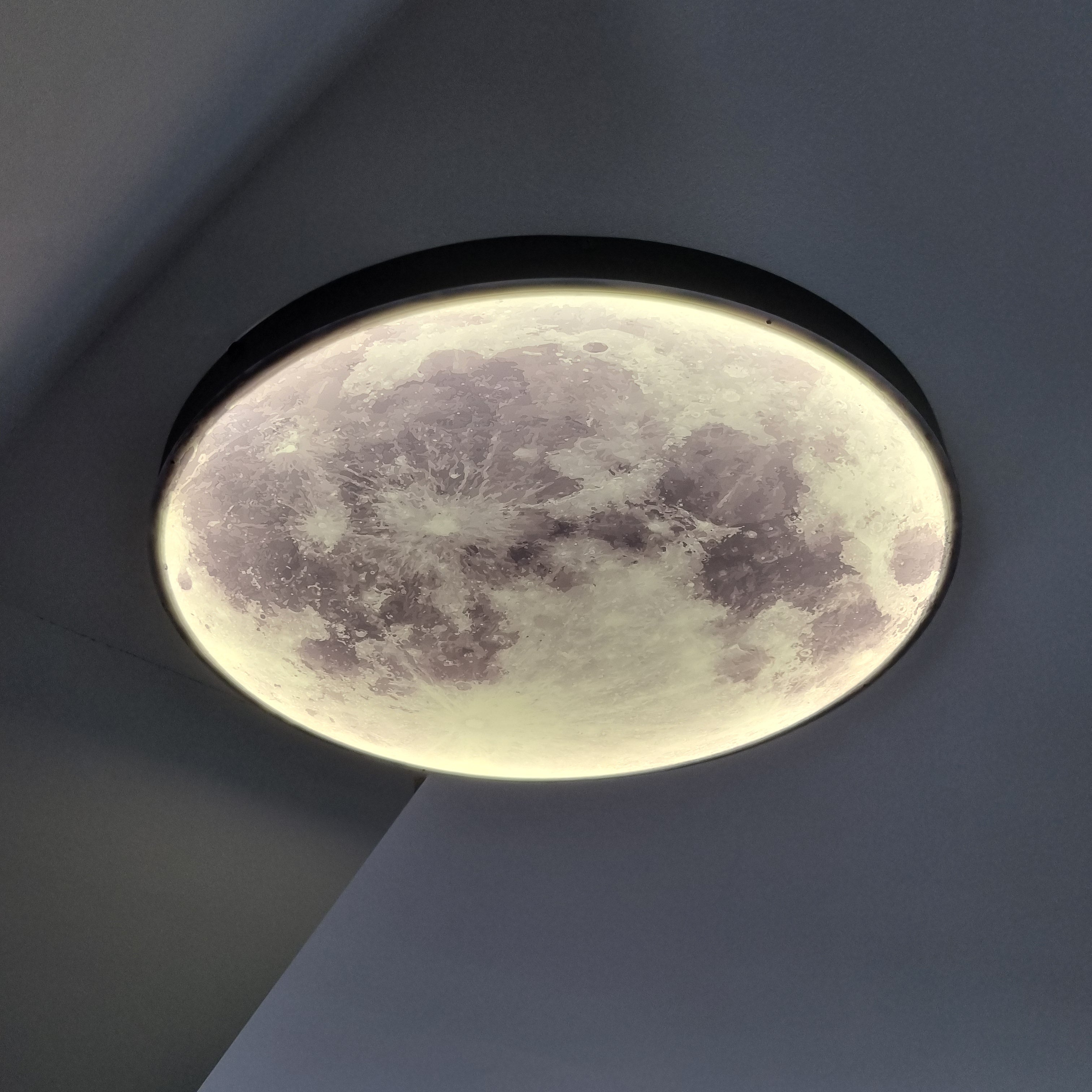 Mond Wandlampe 60/80/100 cm