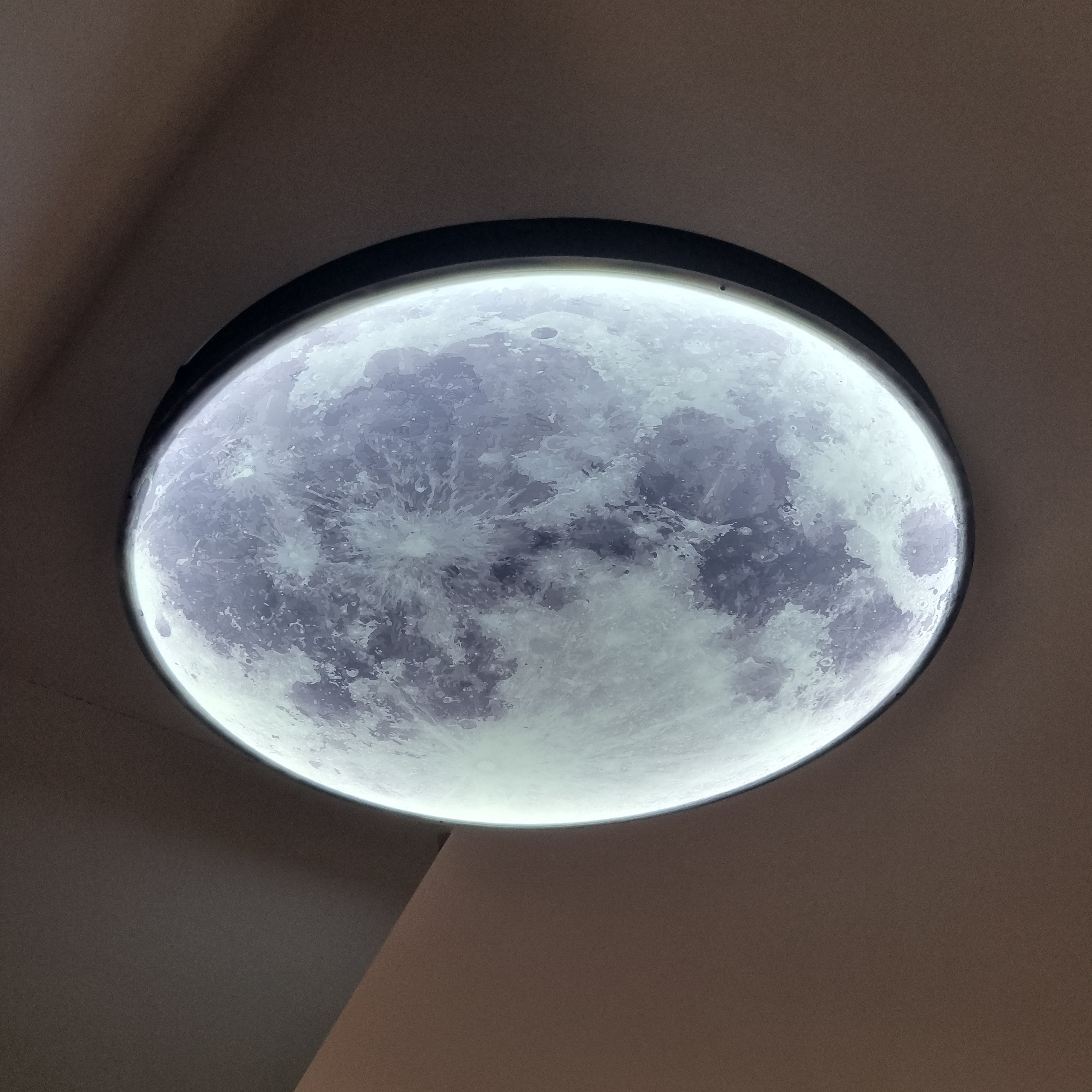 Mond Wandlampe 60/80/100 cm