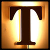 Individuelle LED-Namensleuchte (28 cm)