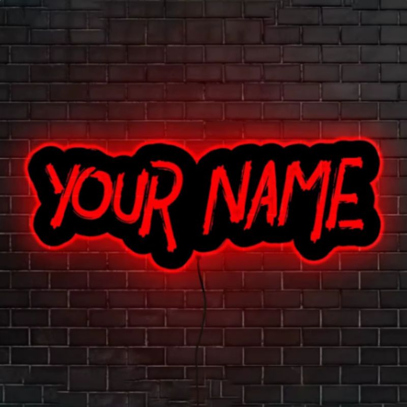 LED Namensdeko