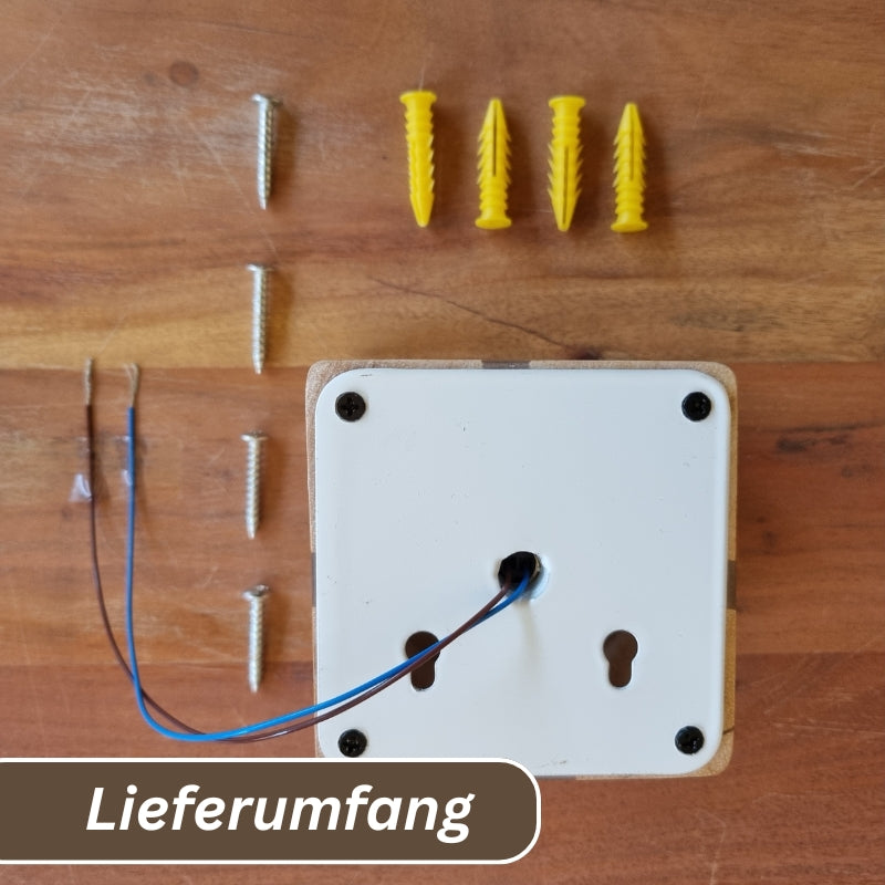 LED-Würfel Vollholz