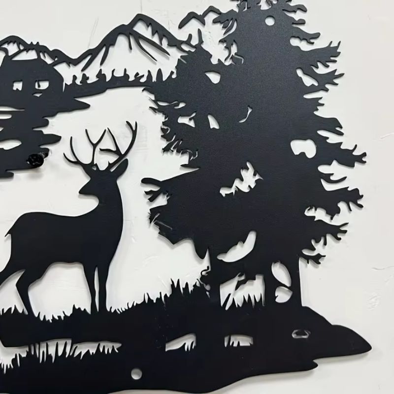 Metall Waldlandschaft