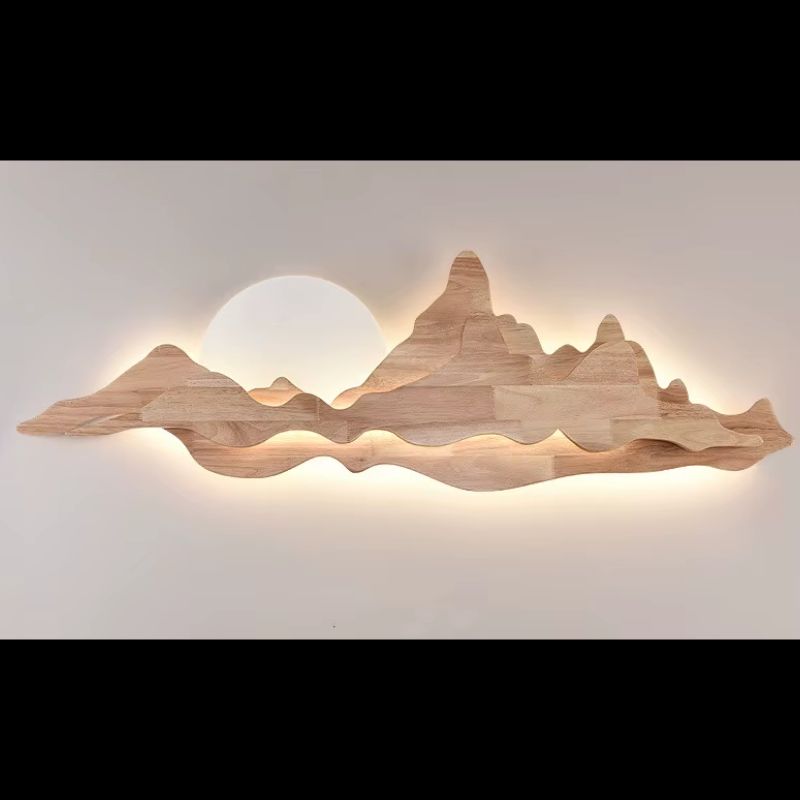 LED-Holzgebirge