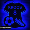 LED Fussball Wanddekoration