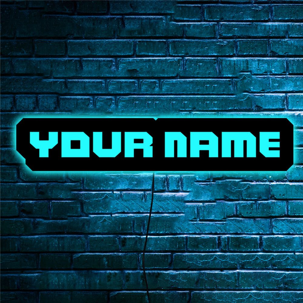 LED Namensdeko