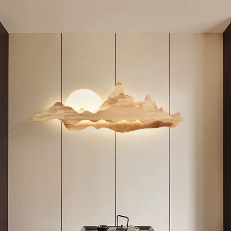 LED-Holzgebirge