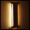Individuelle LED-Namensleuchte (28 cm)