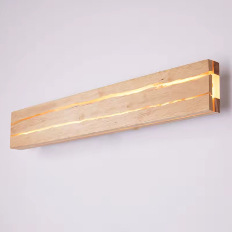 LED-Balken Vollholz 50 cm