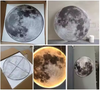 Mond Wandlampe 60/80/100 cm